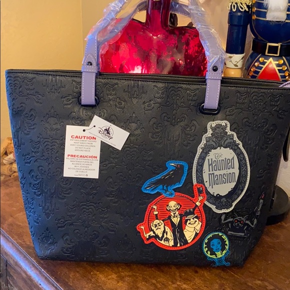 NWT Loungefly Haunted Mansion tote - Picture 2 of 9
